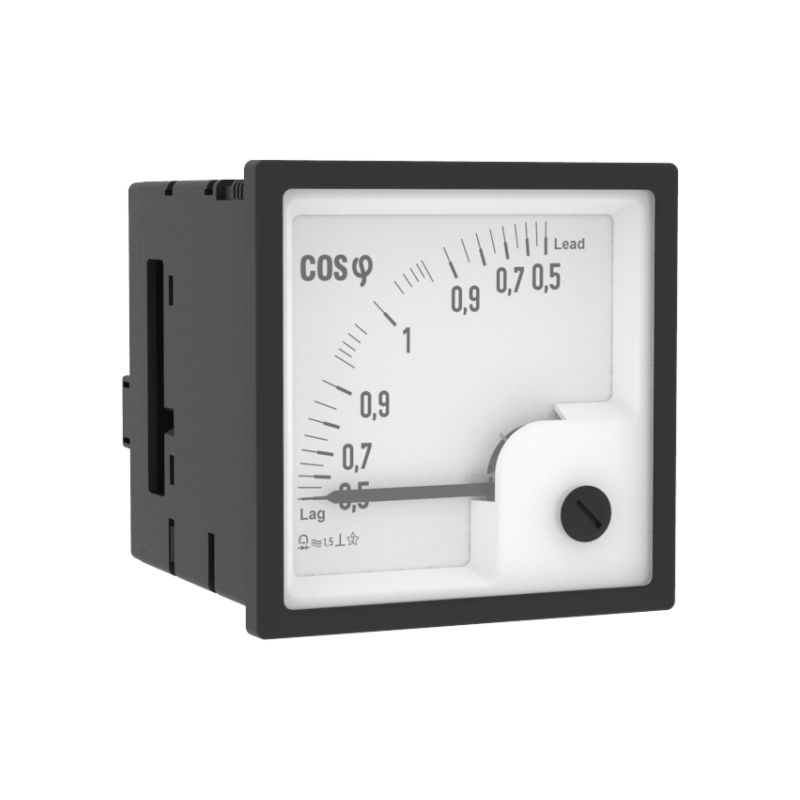 Power Factor Meter (Moving Coil with built-in Transducer)